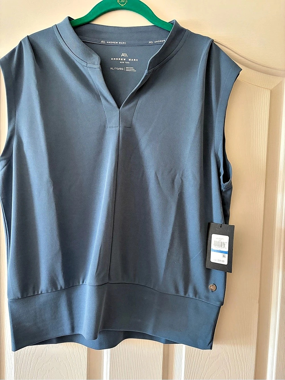 Andrew Marc Blue Top Size XL NWT